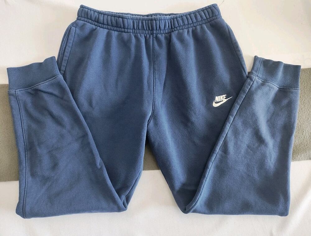 Nike Sportswear Club Fleece Jogger Sweatpants Mens Sz M Blue